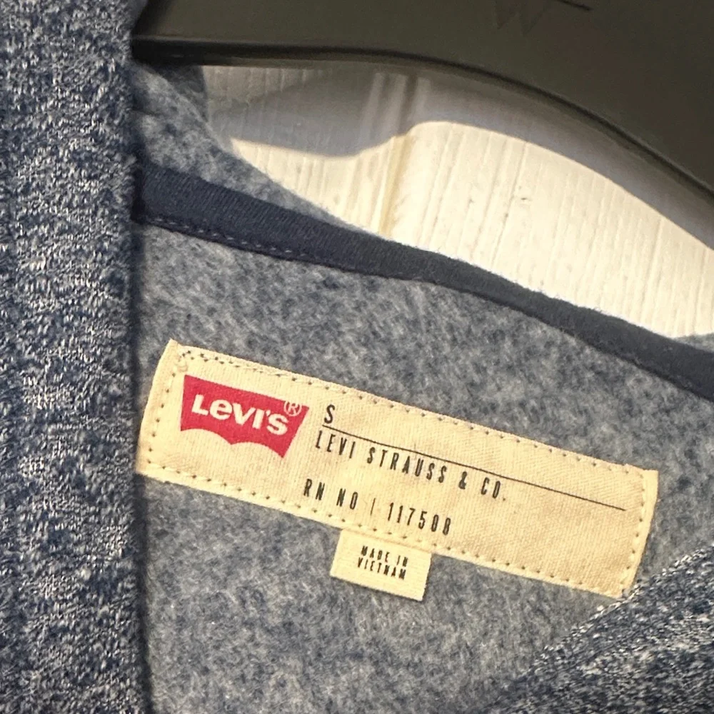 Levi's Dark Blue Men's Hoodie; size small